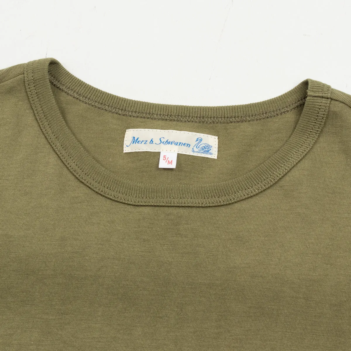 1950s Lightweight Loopwheeled Tee - Army
