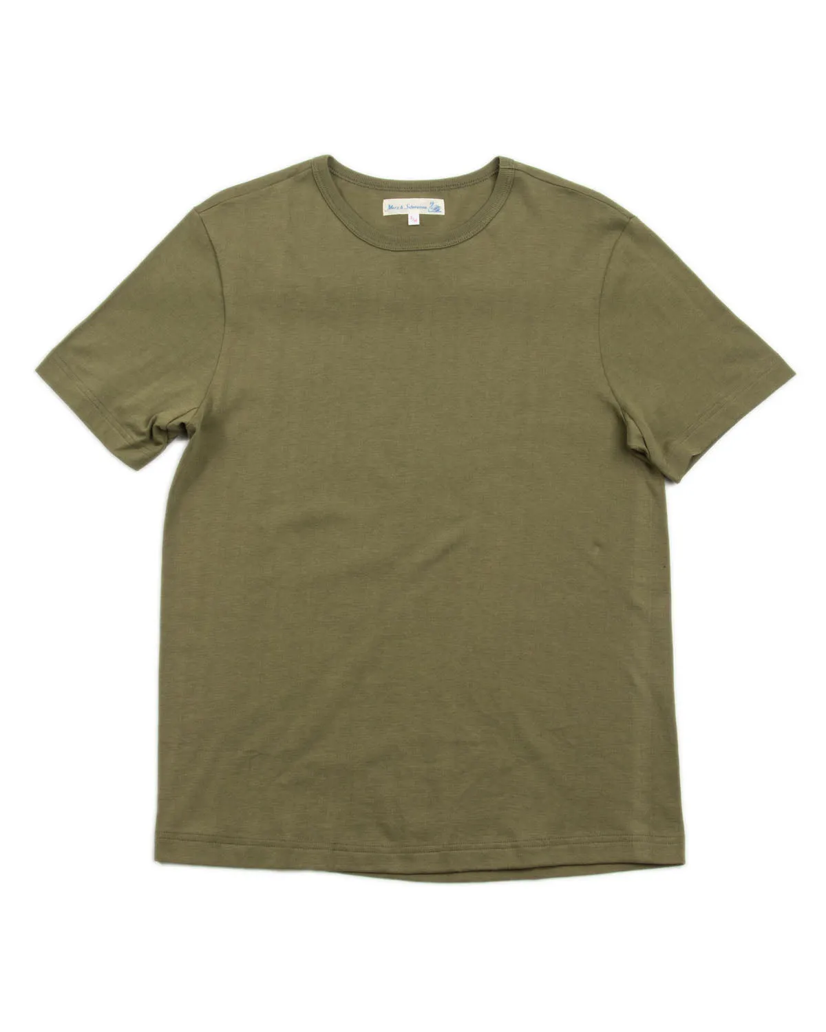 1950s Lightweight Loopwheeled Tee - Army