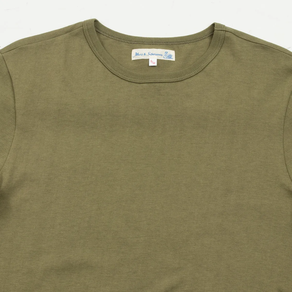 1950s Lightweight Loopwheeled Tee - Army