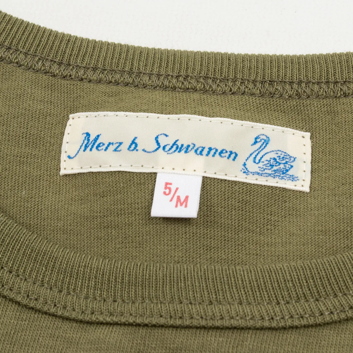 1950s Lightweight Loopwheeled Tee - Army