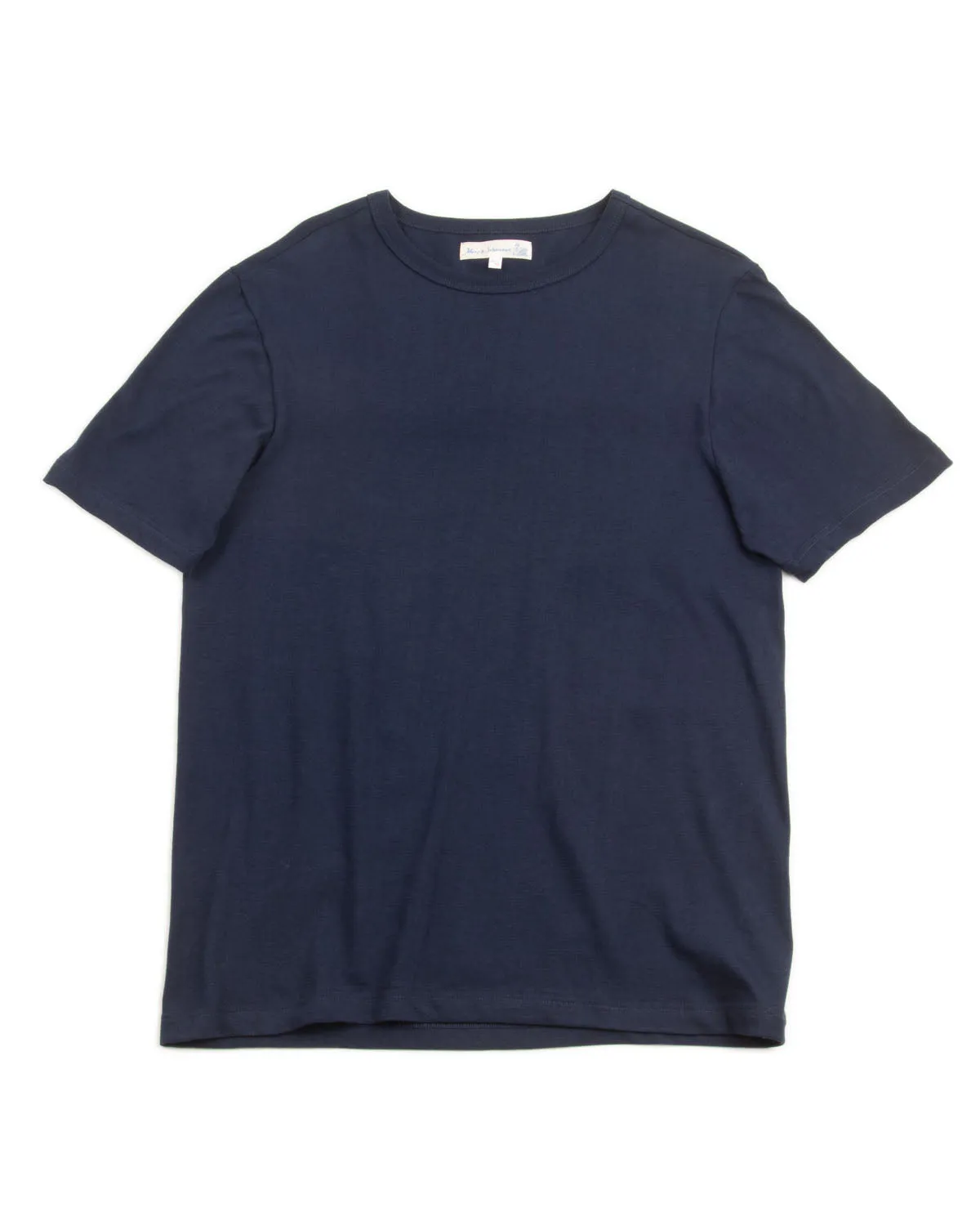 1950s Lightweight Loopwheeled Tee - Ink Blue