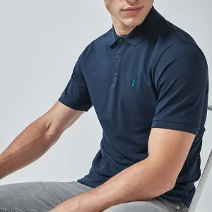 197498 NAVY PIQUE POLO XXL SPARE