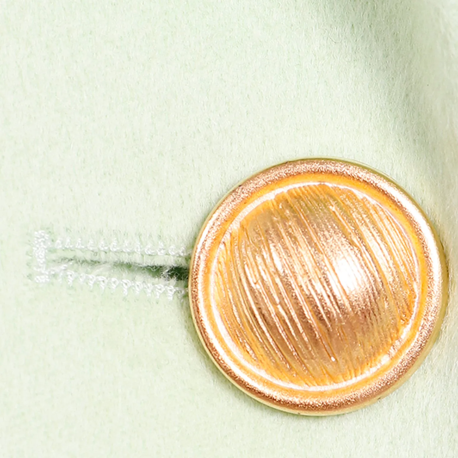 1980s Margaretha Ley Escada Green Cashmere Blend Double Breasted Blazer Jacket