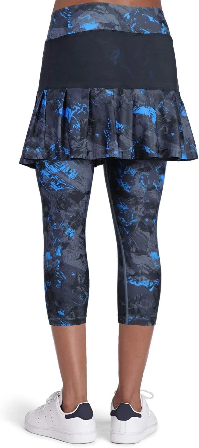 ANIVIVO Skirted Legging for Women, Yoga Legging with Skirts &Women Tennis Leggings Clothes Pockets