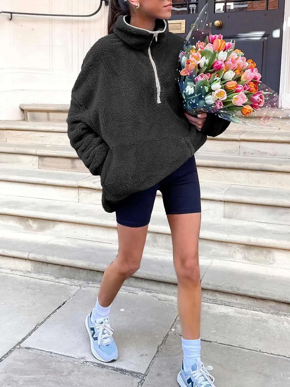 ANRABESS Womens Zip Up Hoodies Cropped Sweatshirts Fall Outfits Casual Hooded Pullover Sweaters Tops Winter Clothes 2024