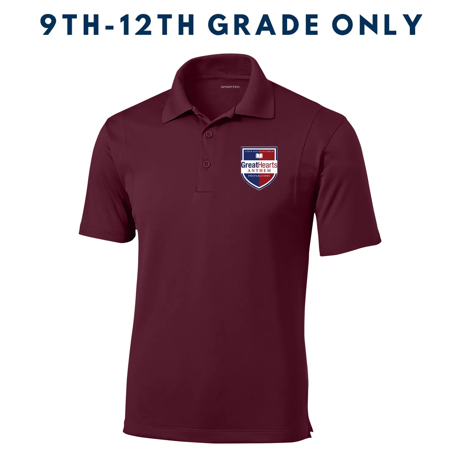 Anthem Prep Unisex Lightweight Performance Polo