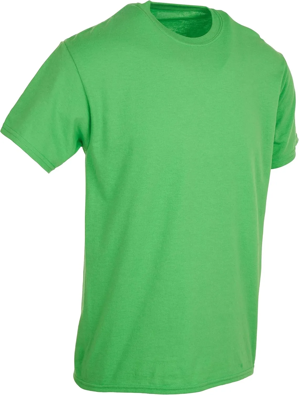 BILLIONHATS 6 Packs of Bulk Men's T-Shirts Eversoft Cotton Regular Fit Short Sleeve Crew Neck Lightweight T-Shirt Tees
