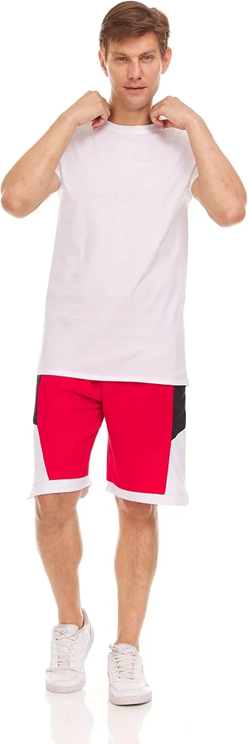 BILLIONHATS 6 Packs of Bulk Men's T-Shirts Eversoft Cotton Regular Fit Short Sleeve Crew Neck Lightweight T-Shirt Tees