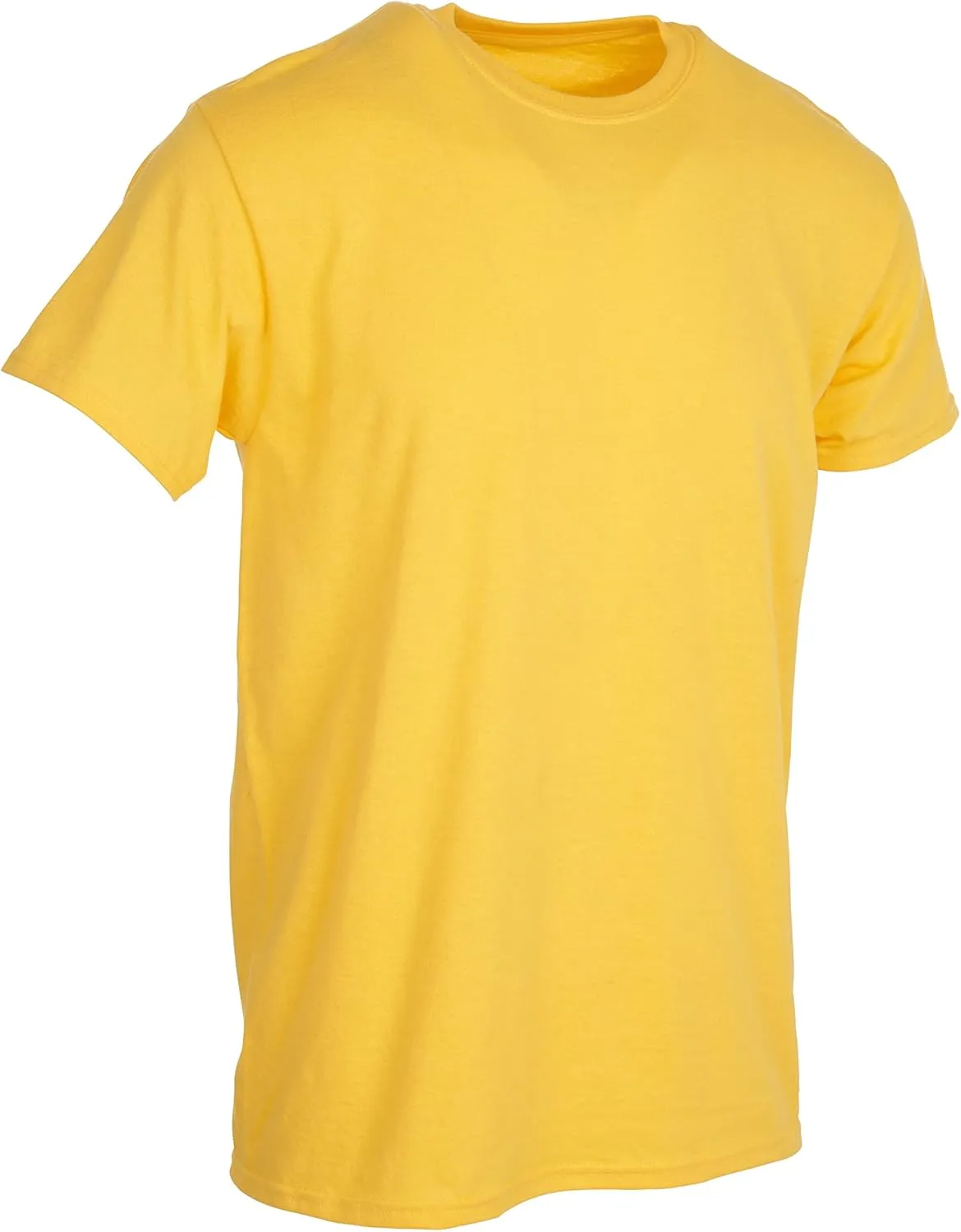 BILLIONHATS 6 Packs of Bulk Men's T-Shirts Eversoft Cotton Regular Fit Short Sleeve Crew Neck Lightweight T-Shirt Tees