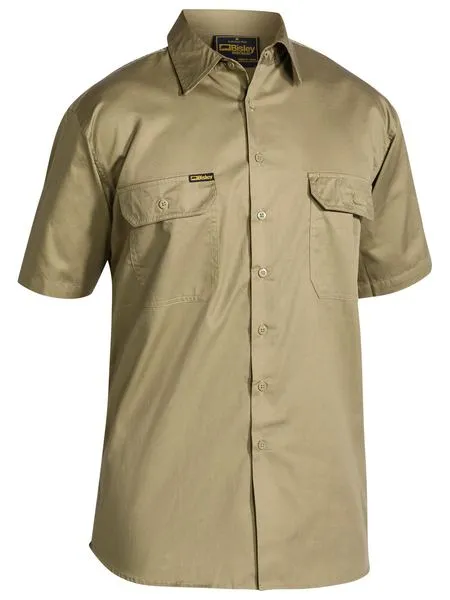 Bisley Cool Lightweight Short Sleeve Drill Shirt