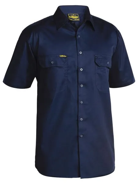 Bisley Cool Lightweight Short Sleeve Drill Shirt