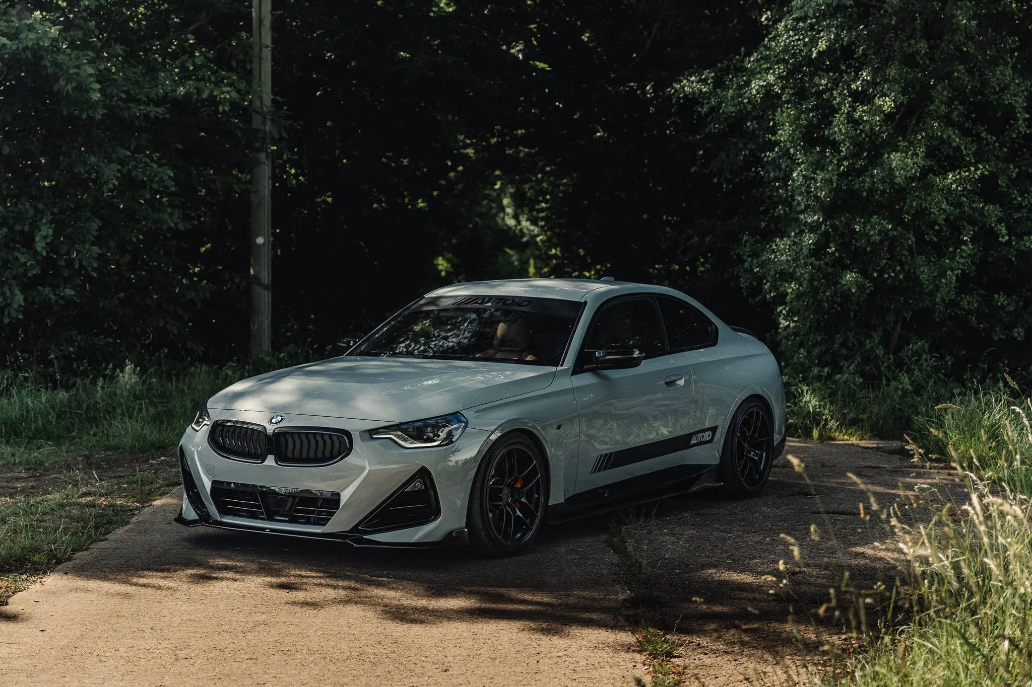 BMW 2 Series & M240i G42 Gloss Black Full Length Side Skirts (2021 )