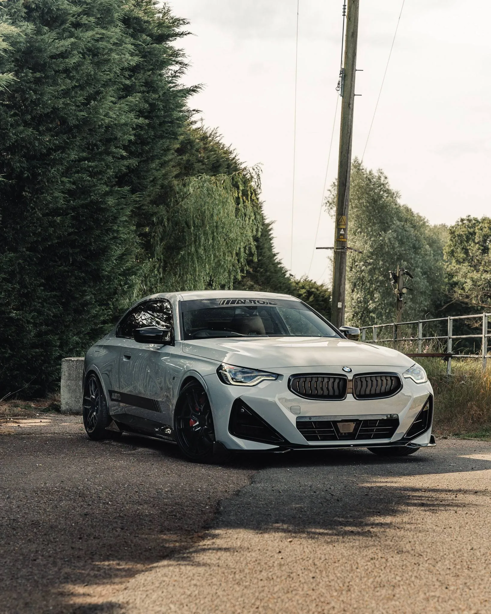 BMW 2 Series & M240i G42 Gloss Black Full Length Side Skirts (2021 )