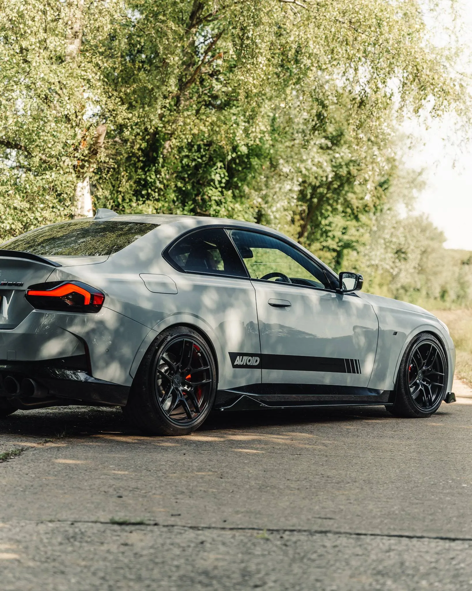 BMW 2 Series & M240i G42 Gloss Black Full Length Side Skirts (2021 )