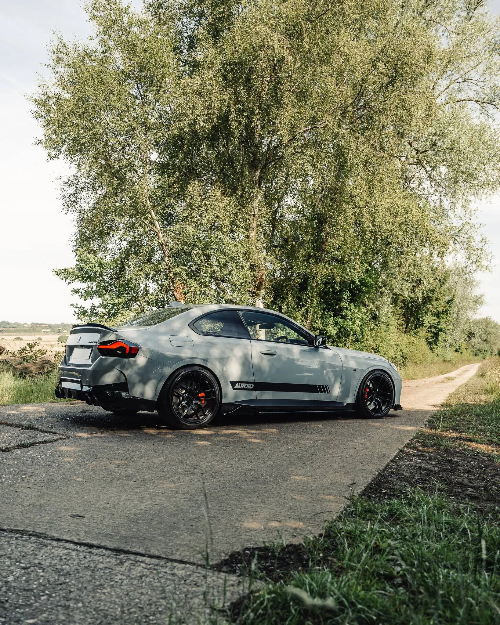 BMW 2 Series & M240i G42 Gloss Black Full Length Side Skirts (2021 )