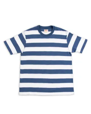 Buco Stripe Tee - White/Blue