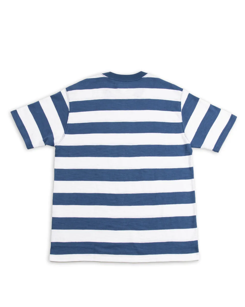 Buco Stripe Tee - White/Blue