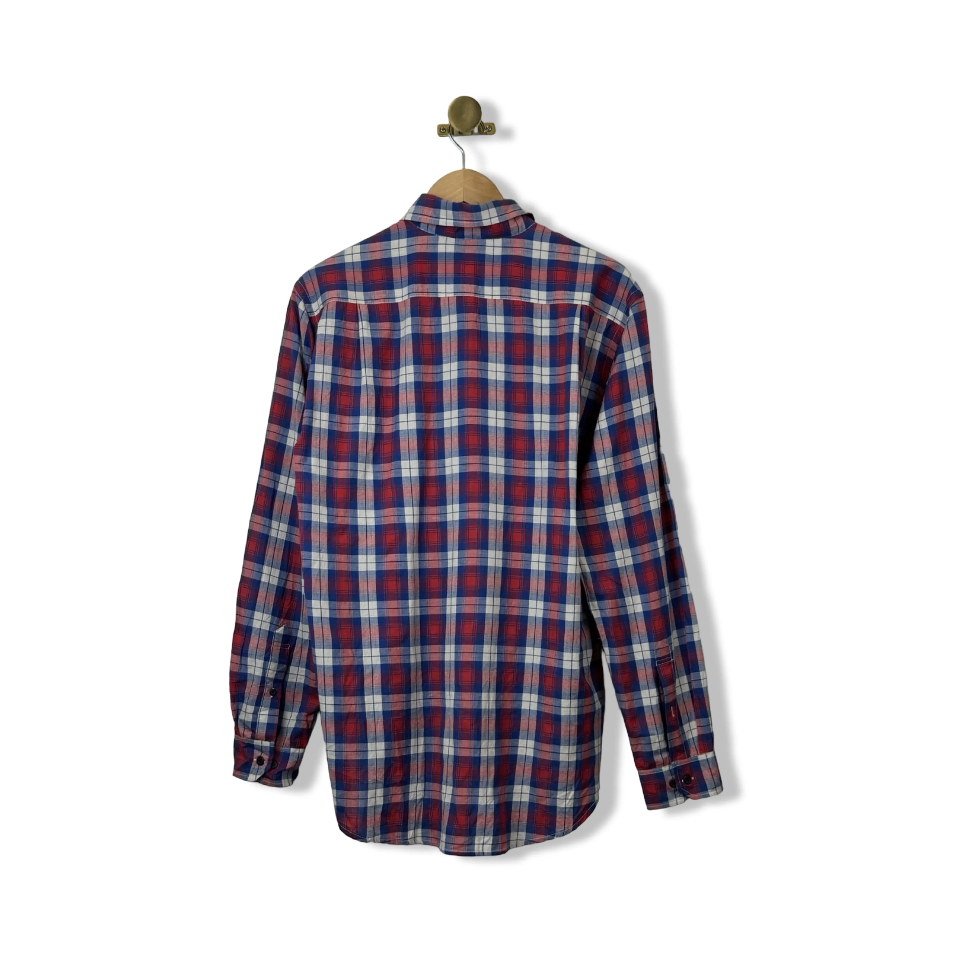 Burkman Bros Lightweight Plaid Button Up