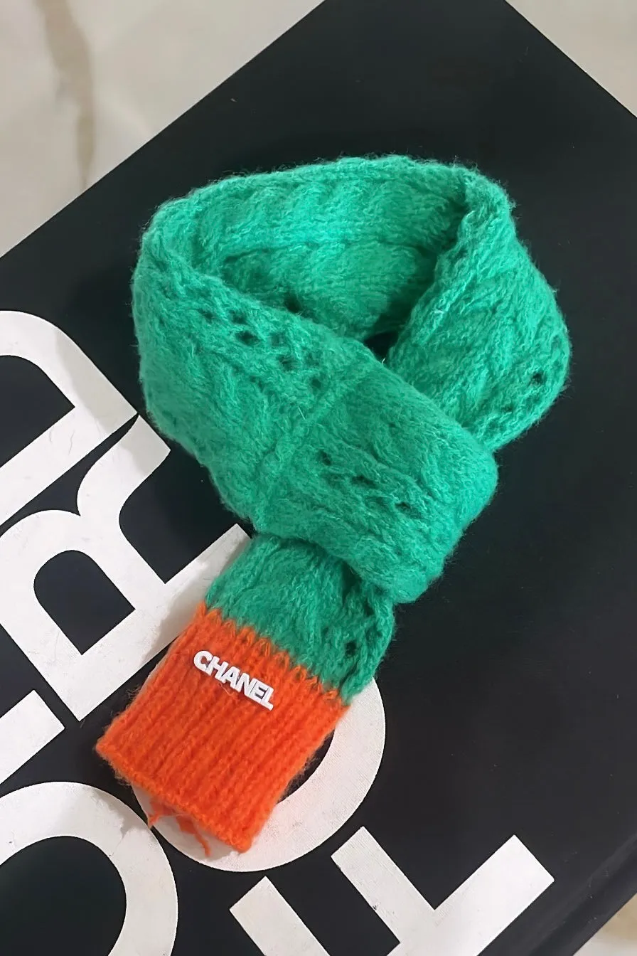Cozy Knitted Dog Scarf