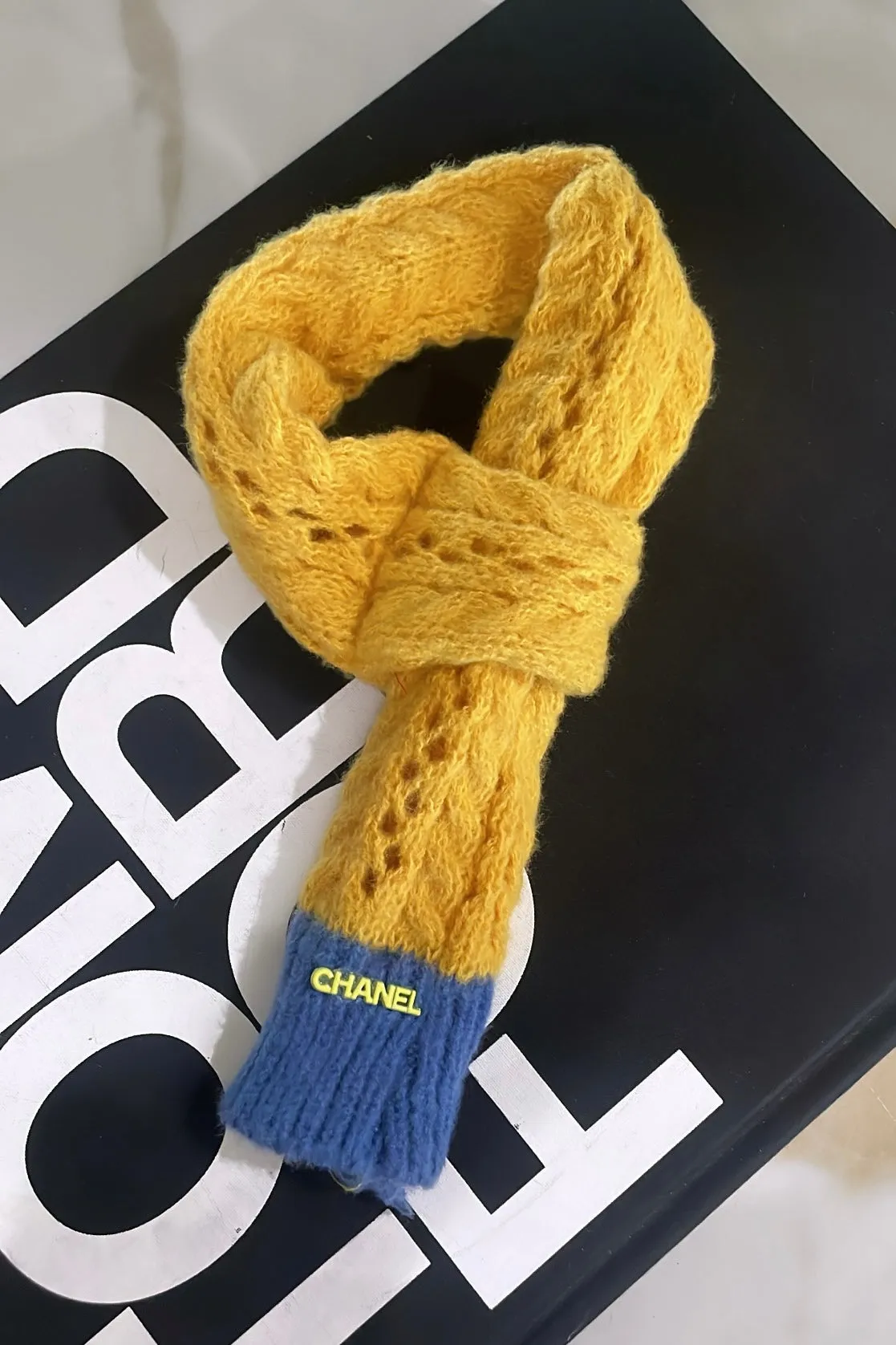 Cozy Knitted Dog Scarf
