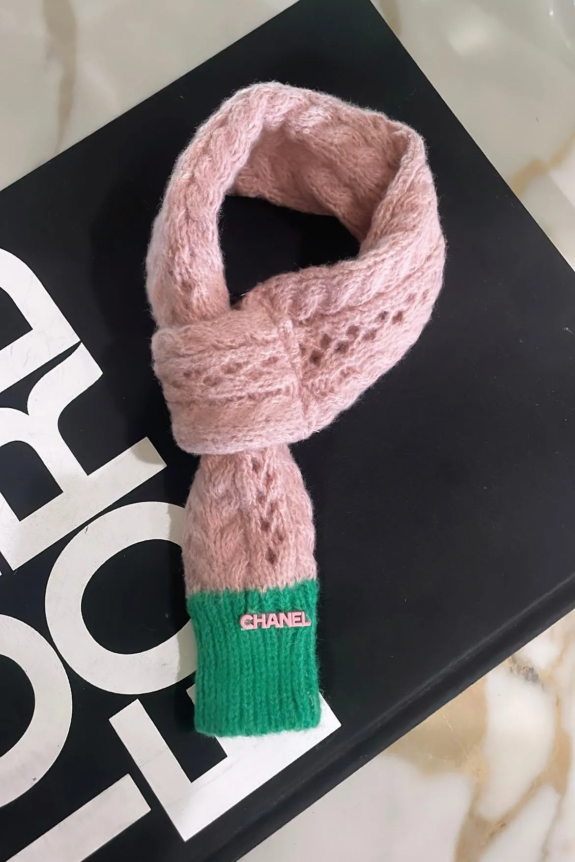 Cozy Knitted Dog Scarf