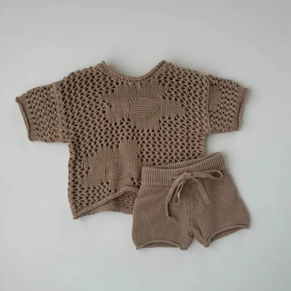 Crochet Tee - Cedar