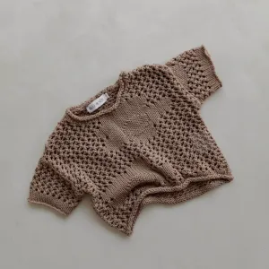 Crochet Tee - Cedar
