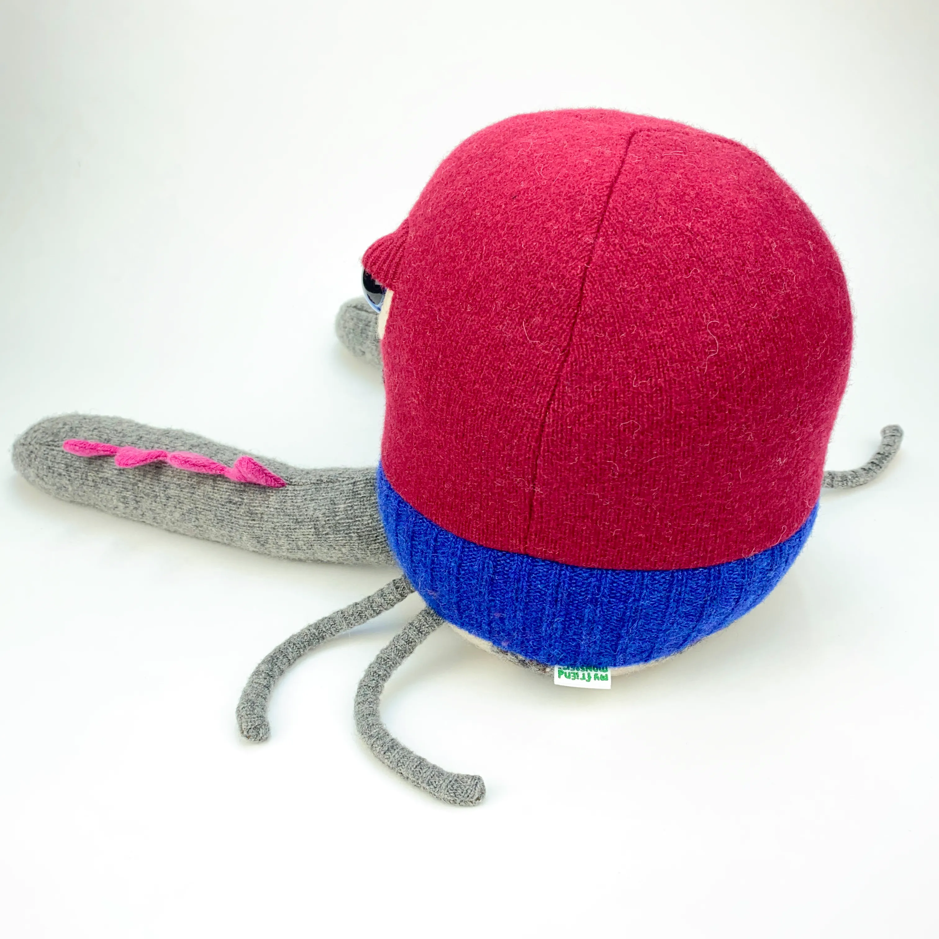 Cruncher the plush octopus style my friend monster™ wool sweater stuffy