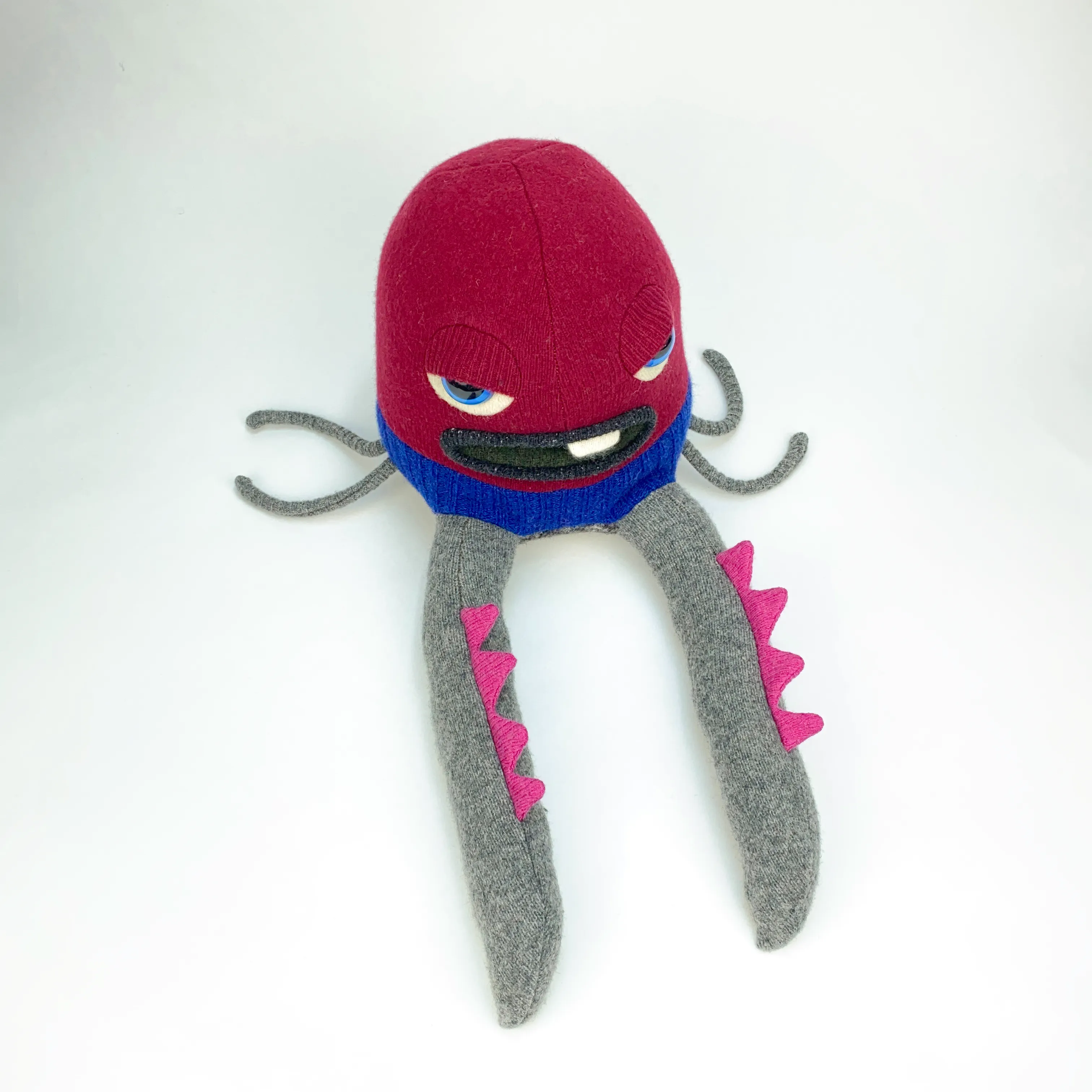 Cruncher the plush octopus style my friend monster™ wool sweater stuffy