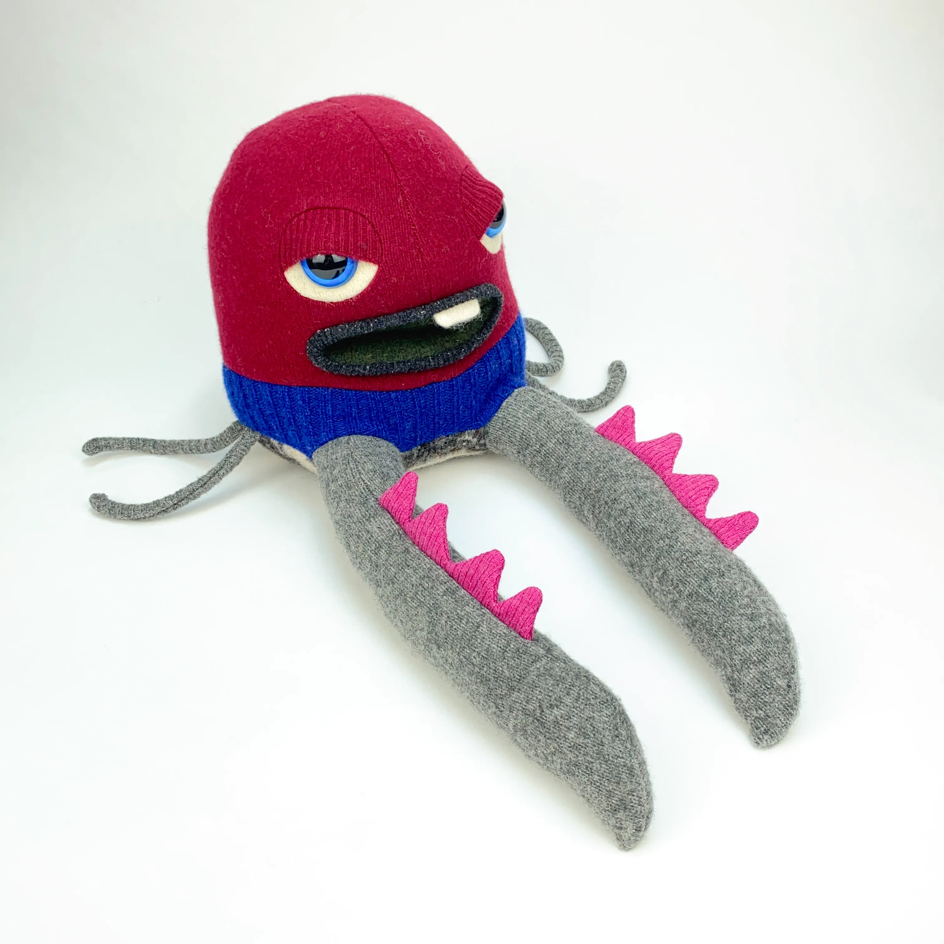 Cruncher the plush octopus style my friend monster™ wool sweater stuffy