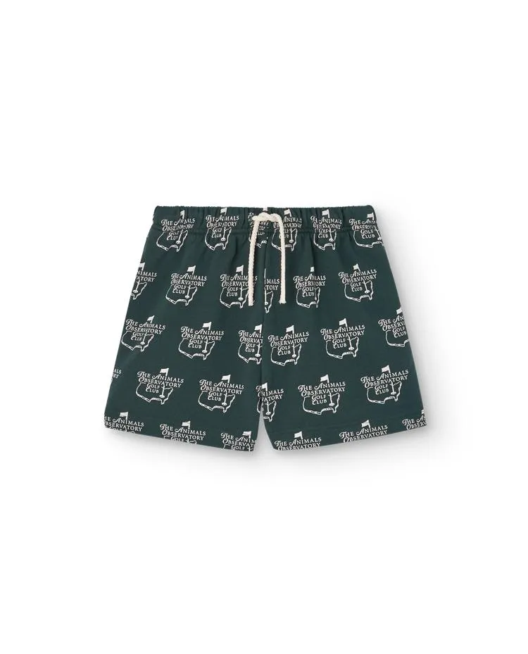 Deep Green Cool Hedgehog Sweatpants