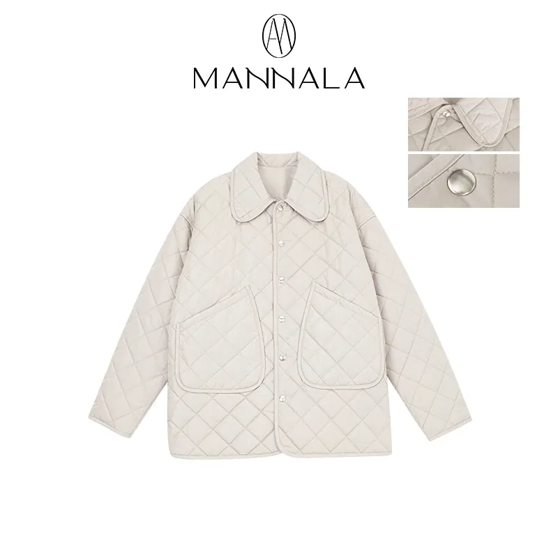 Diamond Pattern Quilted Jacket
