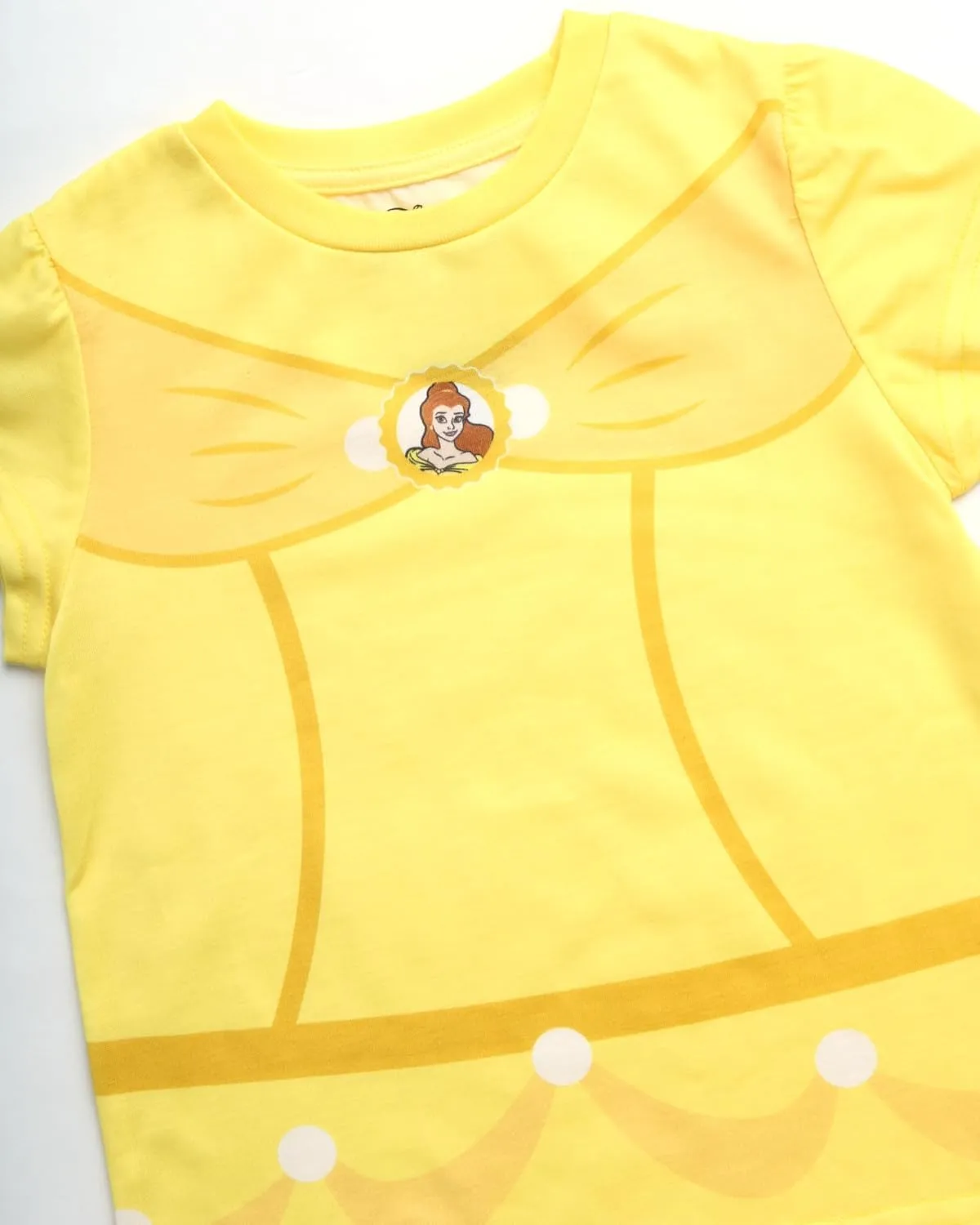 Disney Princess Ariel Rapunzel Belle Cinderella Minnie Mouse Girls Shirts - 4 Pack Girls T Shirts for Toddler & Little Girls