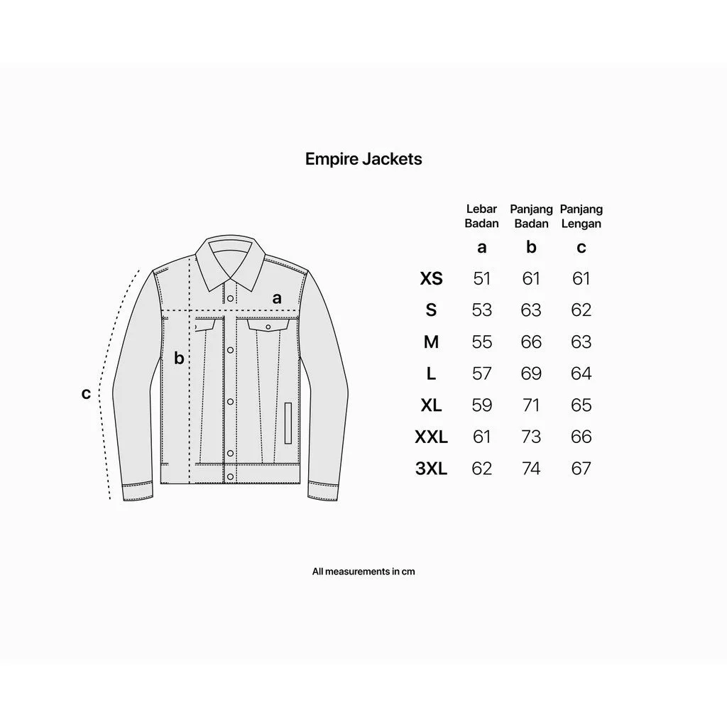 EMPIRE BLUE DENIM TRUCKER SHERPA JACKET