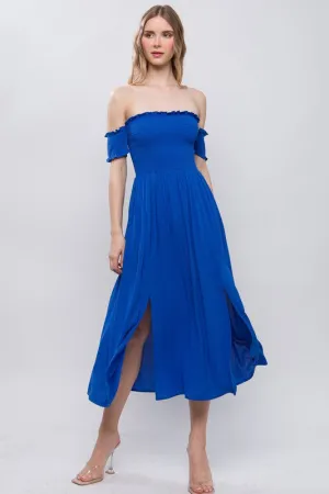 Flowy Off Shoulder Dress