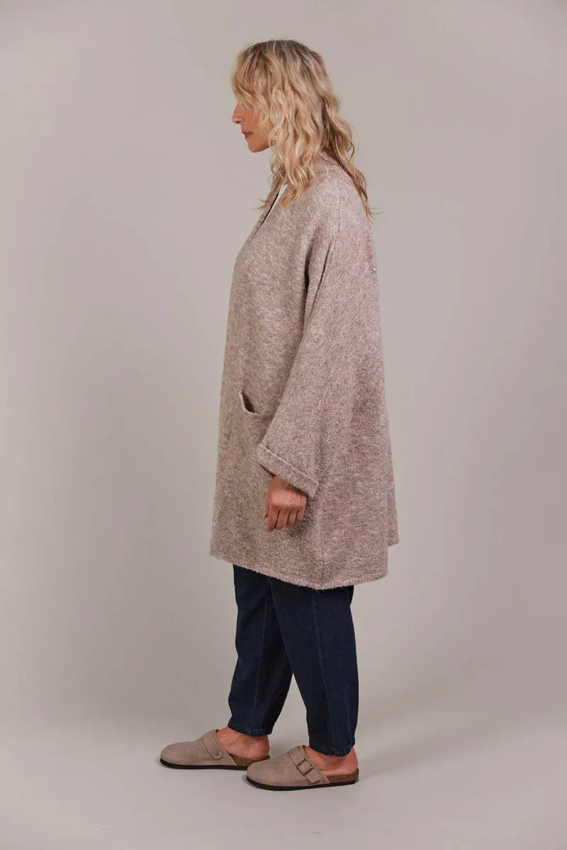 Folie Relaxed Cardigan By Eb&Ive - Oat
