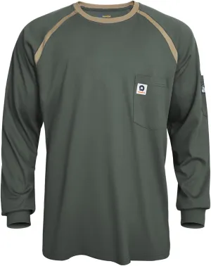 FR Shirts for Men 100% Cotton 5.5oz Lightweight NFPA2112/CAT2 Flame Resistant Shirts for Men Long Sleeve