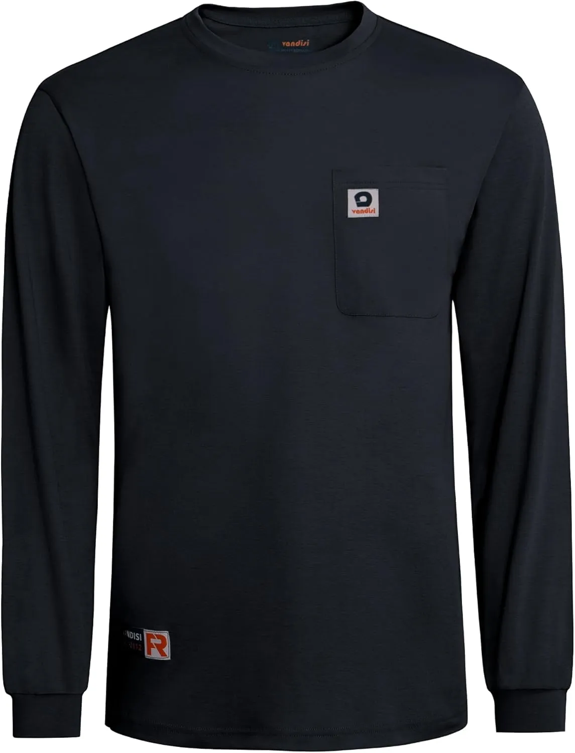 FR Shirts for Men 100% Cotton 5.5oz Lightweight NFPA2112/CAT2 Flame Resistant Shirts for Men Long Sleeve