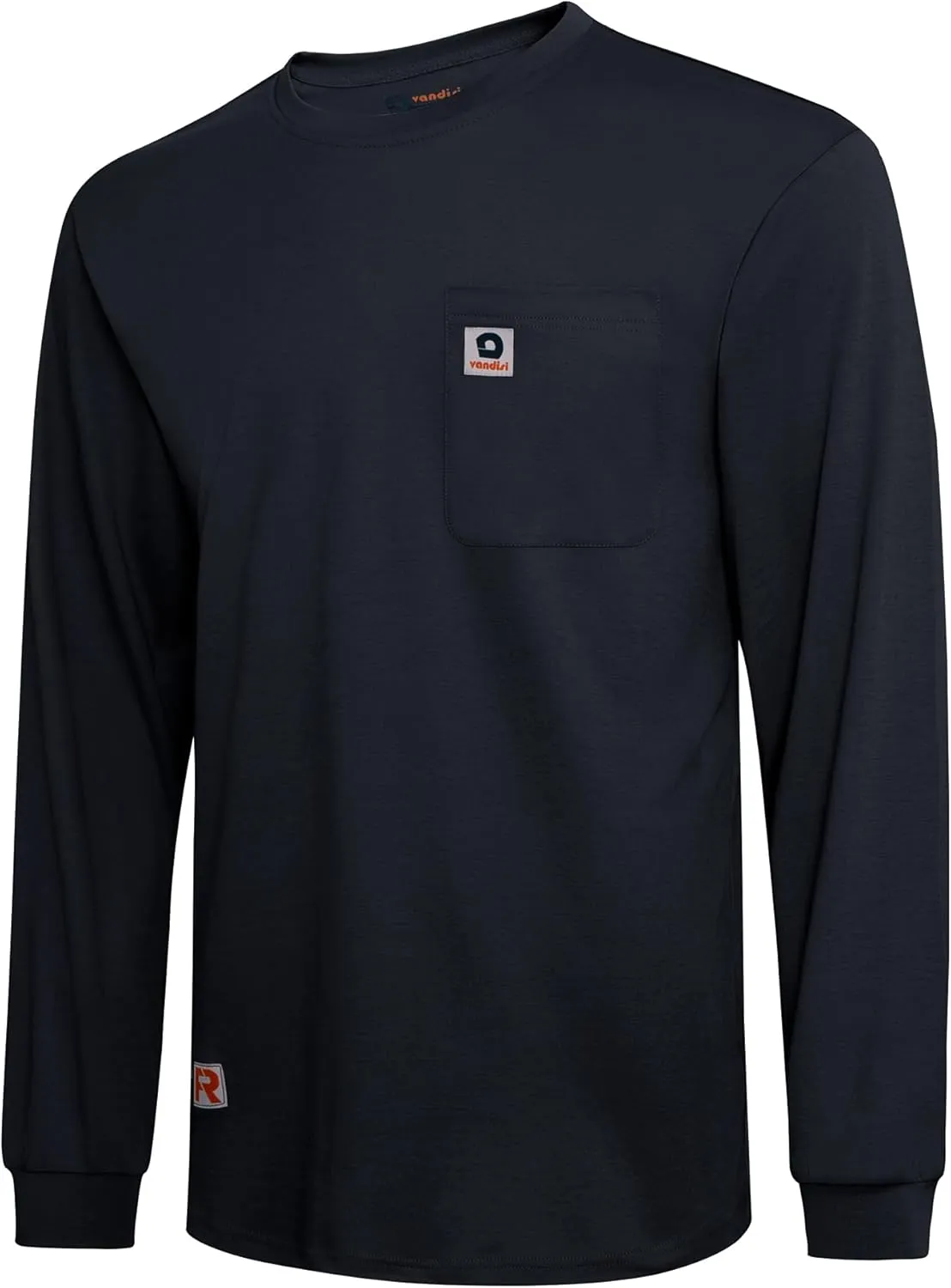 FR Shirts for Men 100% Cotton 5.5oz Lightweight NFPA2112/CAT2 Flame Resistant Shirts for Men Long Sleeve
