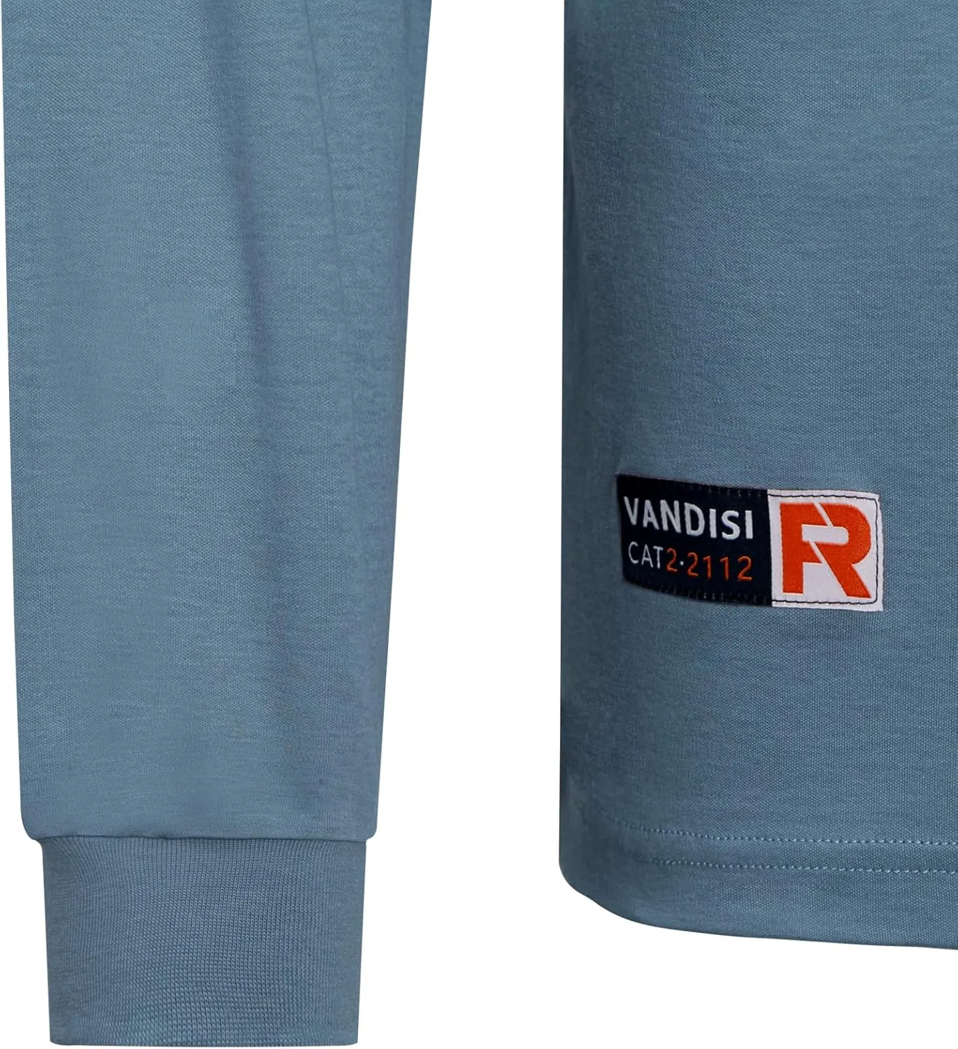 FR Shirts for Men 100% Cotton 5.5oz Lightweight NFPA2112/CAT2 Flame Resistant Shirts for Men Long Sleeve