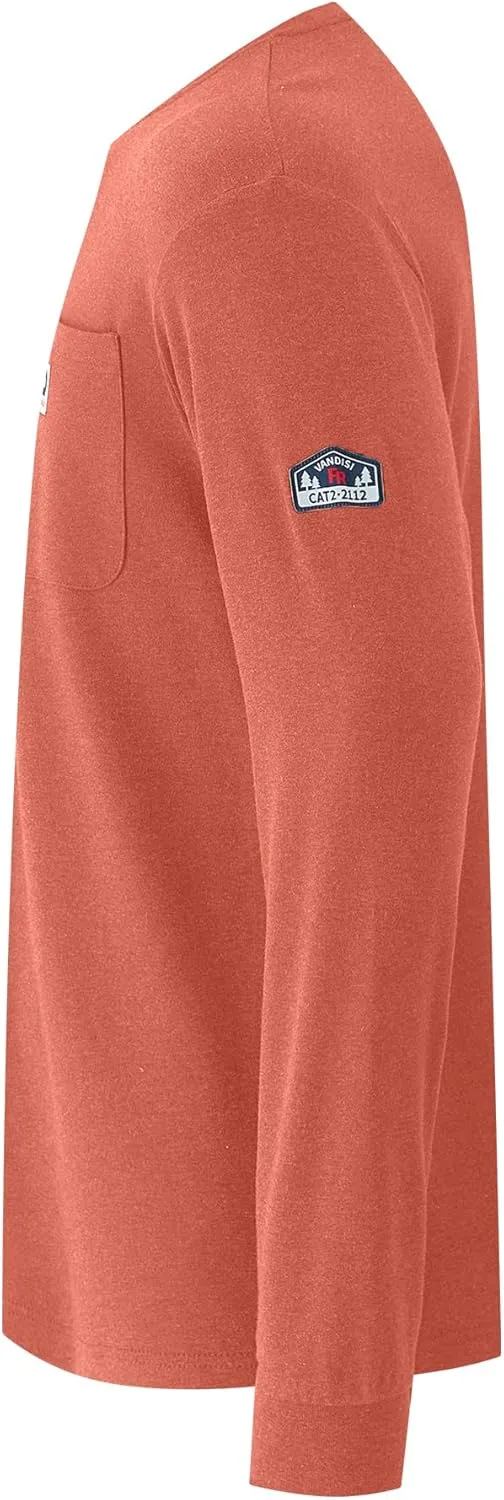 FR Shirts for Men 100% Cotton 5.5oz Lightweight NFPA2112/CAT2 Flame Resistant Shirts for Men Long Sleeve