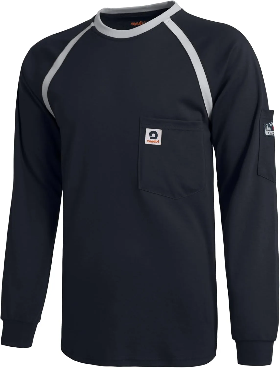 FR Shirts for Men 100% Cotton 6.5oz Lightweight 2112/CAT2 Flame Resistant Shirts for Men Long Sleeve