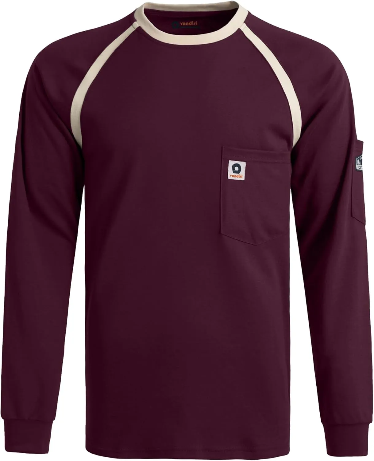 FR Shirts for Men 100% Cotton 6.5oz Lightweight 2112/CAT2 Flame Resistant Shirts for Men Long Sleeve