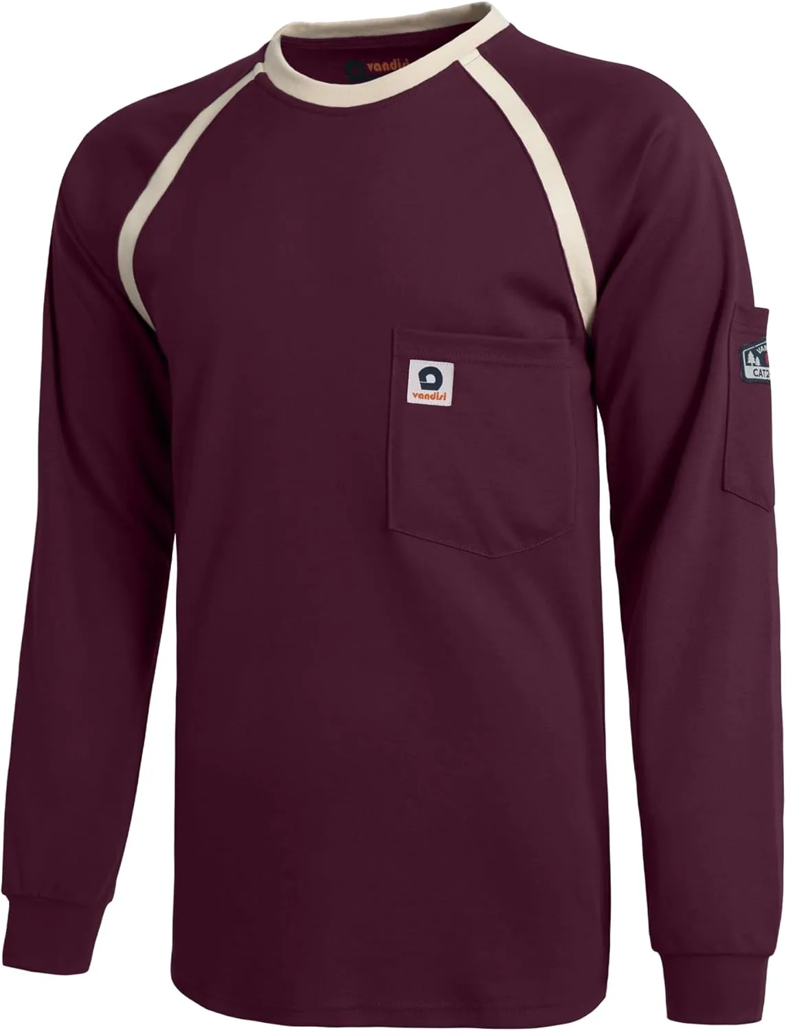 FR Shirts for Men 100% Cotton 6.5oz Lightweight 2112/CAT2 Flame Resistant Shirts for Men Long Sleeve