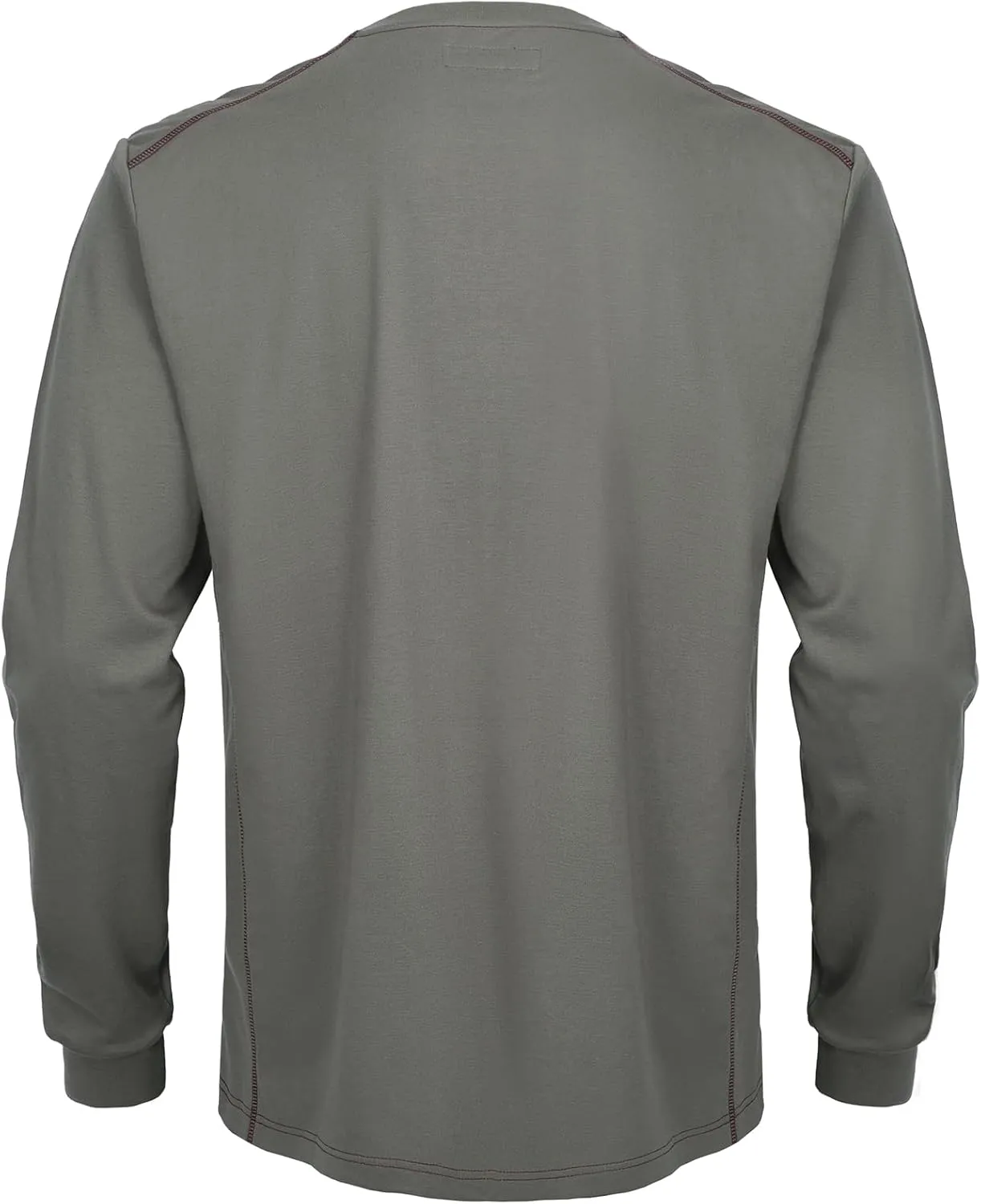 FR Shirts for Men CAT2/HRC2 6.5oz Lightweight Fire Resistant Shirts for Men Long Sleeve Crewneck T-Shirt