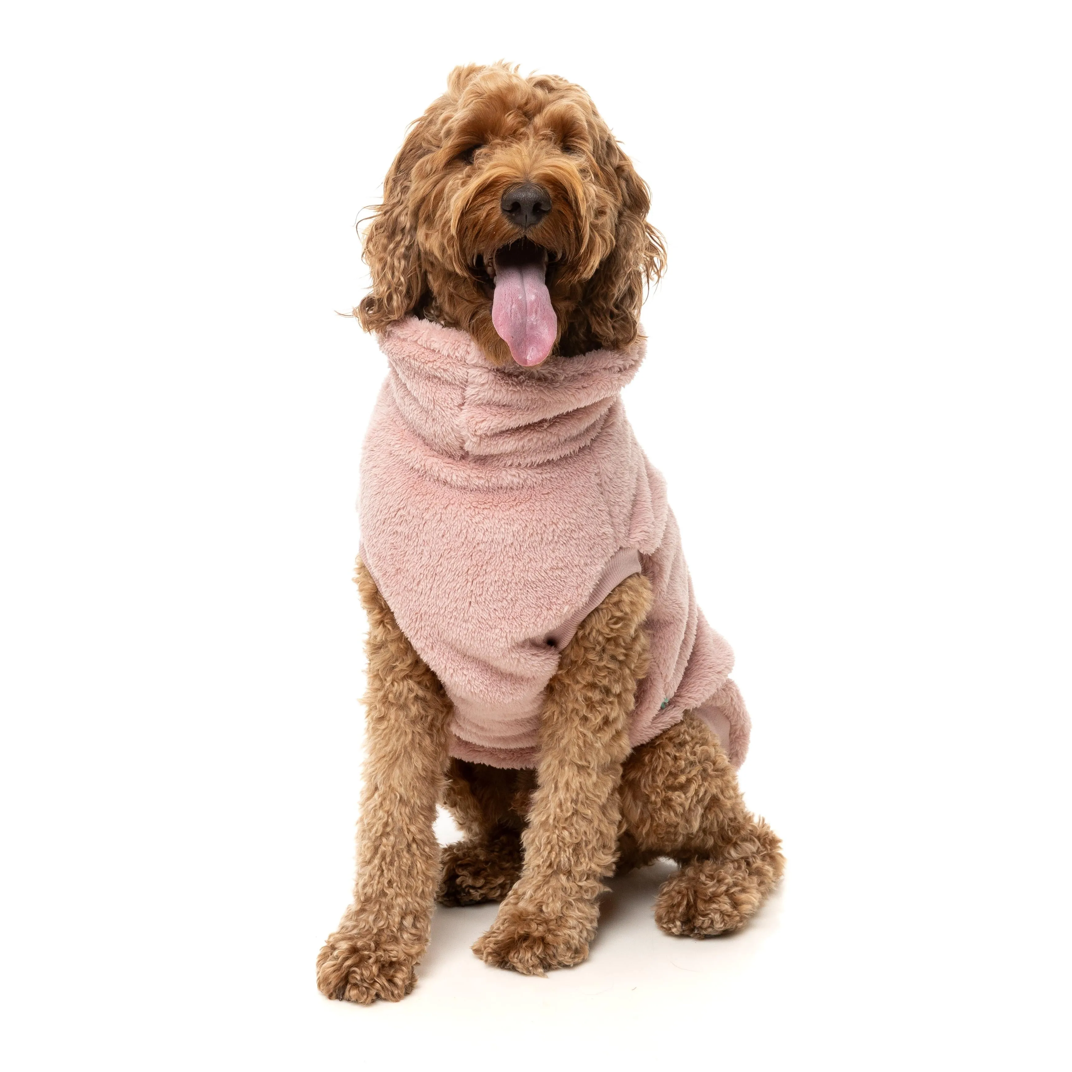 FuzzYard Dog Apparel Turtle Teddy 25 Sweater Blossom Pink Size 4