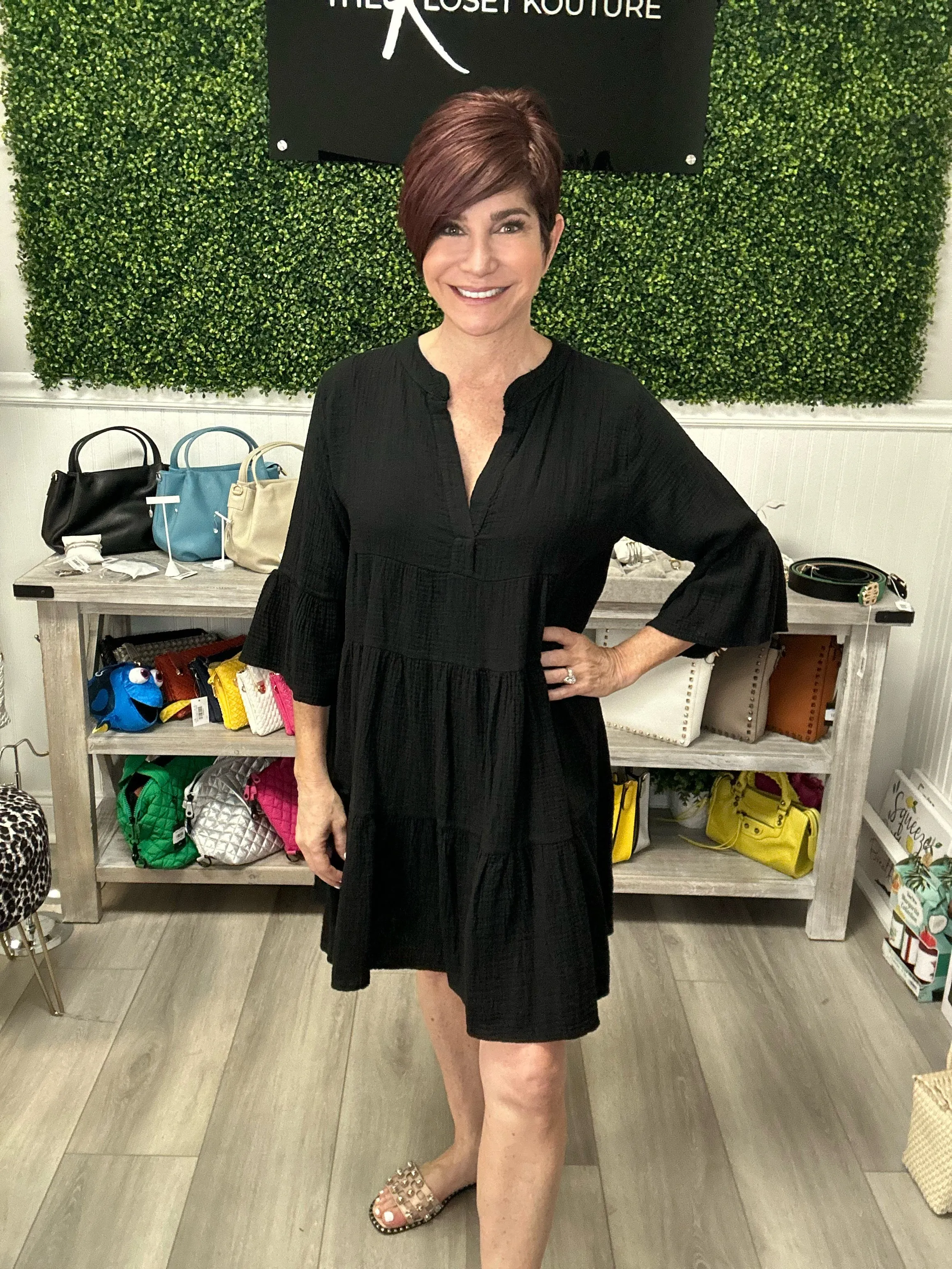 Gauzy Cotton Dress