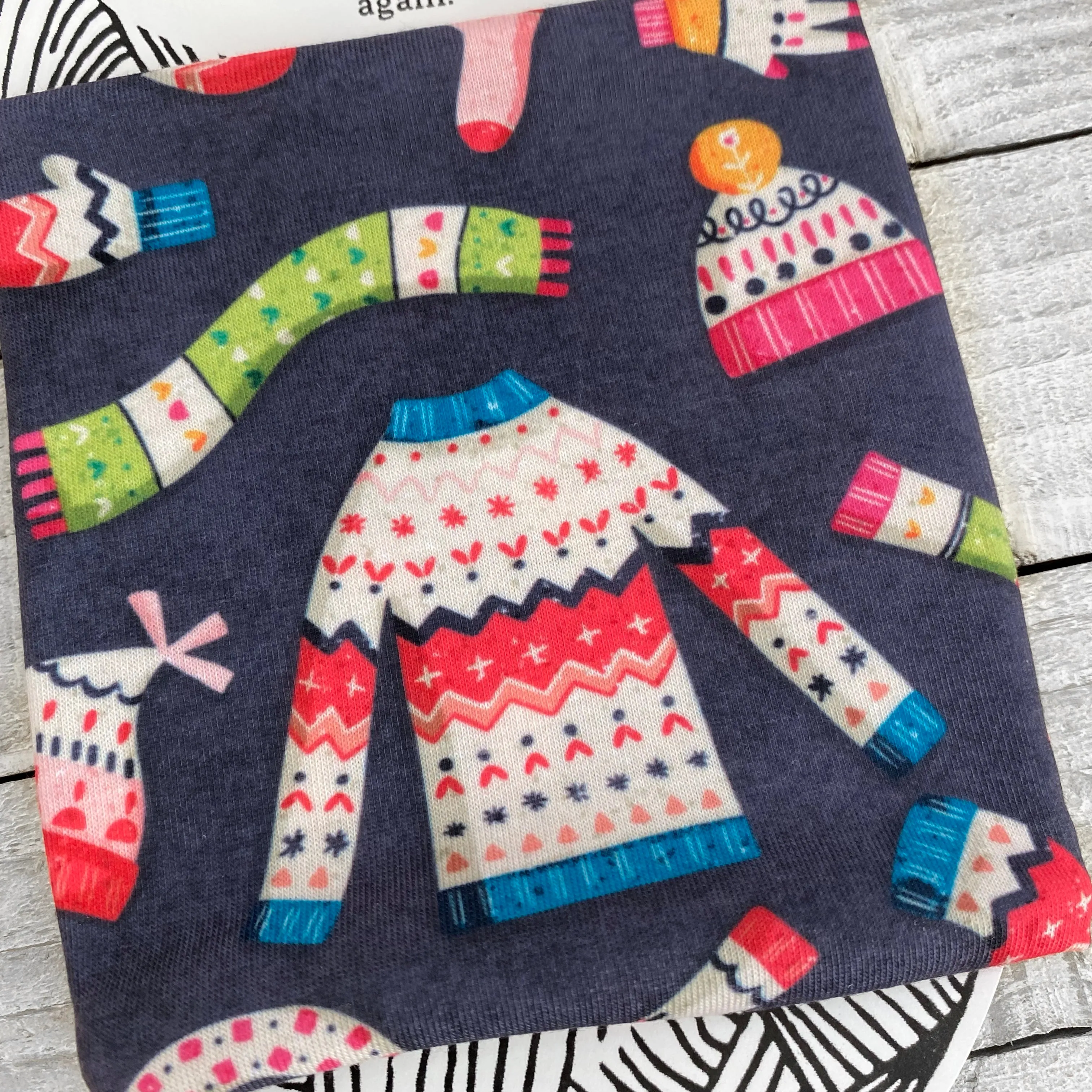 Gray Christmas Sweater Lover Skein Coat
