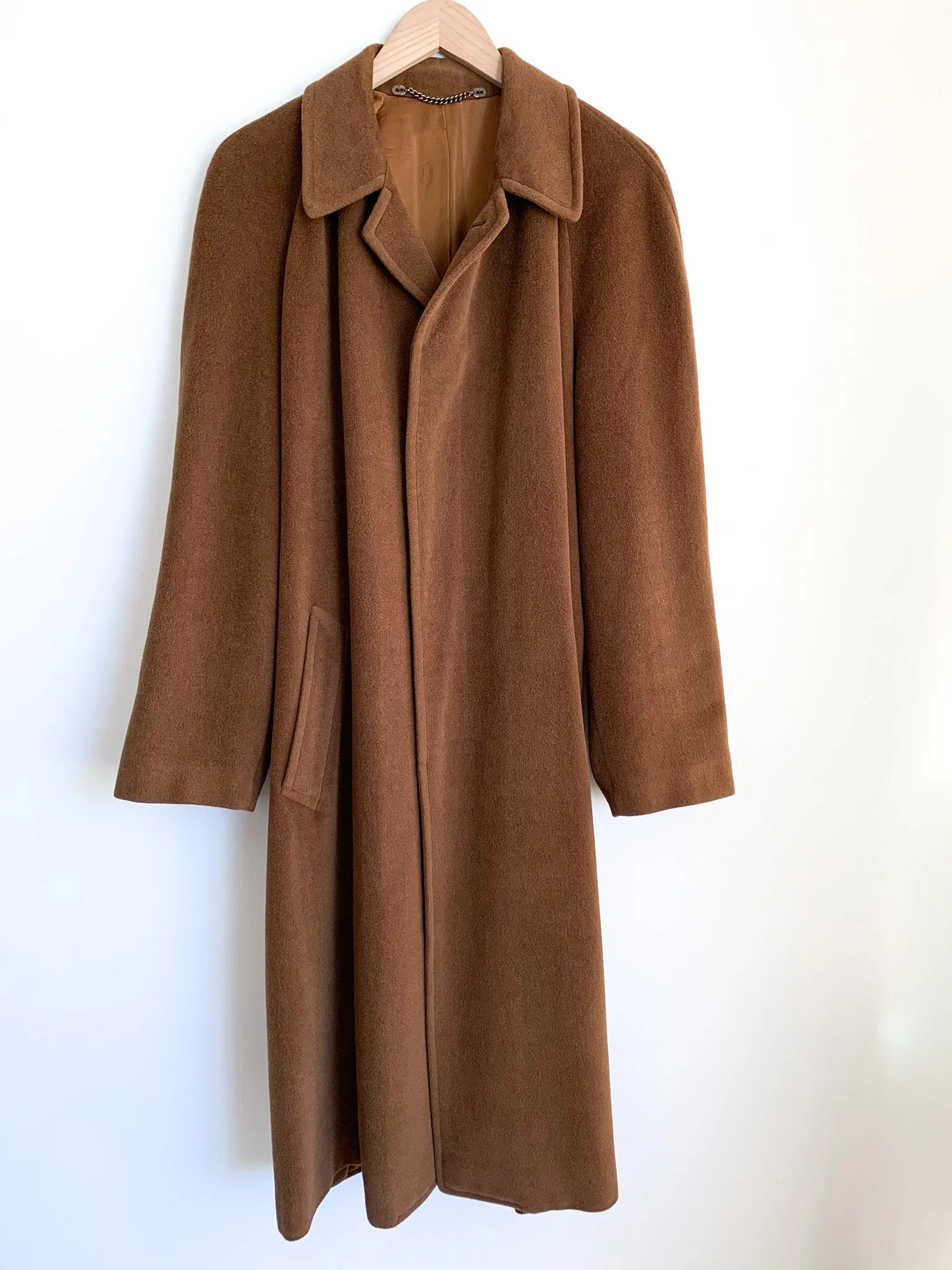 Hermès Nutmeg Cashmere Blend Overcoat