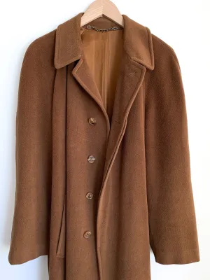 Hermès Nutmeg Cashmere Blend Overcoat